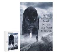 1000 PCS Puzzles pour Adultes Fear is A Beast Panther Puzzle pour Adultes - Jouets À Monter Soi-même - Découpe De Précision - Cadeaux Uniques pour Anniversaire Et Noël 1000 PCS