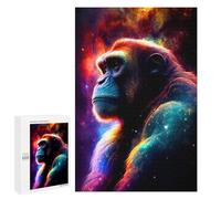 1000 PCS Puzzles pour Adultes Galactic Gorilla Portrait Analyse Et Logique du Jeu De Puzzle Familial Interaction Parent-Enfant 1000 PCS