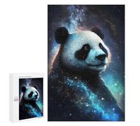 1000 PCS Puzzles pour Adultes Galactic Panda Art Print Puzzle pour Adolescents Cadeau d'anniversaire Difficile Et Stimulant Cadeaux d'anniversaire Et De Noël Uniques 1000 PCS