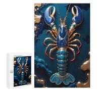 1000 PCS Puzzles pour Adultes Gold Lobster Kintsugi Art Analyse Et Logique du Jeu De Puzzle Familial Interaction Parent-Enfant 1000 PCS