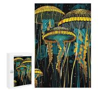 1000 PCS Puzzles pour Adultes Jellyfish Abstract Analyse Et Logique du Jeu De Puzzle Familial Interaction Parent-Enfant 1000 PCS