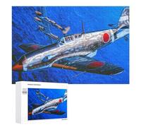 1000 PCS Puzzles pour Adultes Ki61 Otsu Japan Fighter Jeux De Puzzle en Famille Décoration Parfaite Cadeaux d'anniversaire Et Cadeaux Uniques 1000 PCS