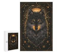 1000 PCS Puzzles pour Adultes Majestic Wolf Analyse Et Logique du Jeu De Puzzle Familial Interaction Parent-Enfant 1000 PCS