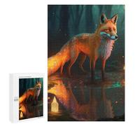1000 PCS Puzzles pour Adultes Neon Fox Puzzle : Un Jeu Manuel Amusant Et Humoristique, Idéal comme Cadeau d'anniversaire Ou Cadeau Unique 1000 PCS