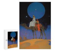 1000 PCS Puzzles pour Adultes Puzzle Camel Journey Under The Moon Jeux Relaxants Puzzle Une Œuvre d'art Cadeaux De Noël Et d'anniversaire 1000 PCS