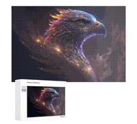 1000 PCS Puzzles pour Adultes Puzzle Colorful Eagle Portrait Artwork Jeux Relaxants Puzzle Une Œuvre d'art Cadeaux De Noël Et d'anniversaire 1000 PCS