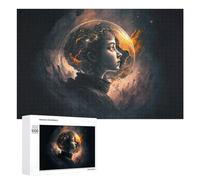 1000 PCS Puzzles pour Adultes Puzzle Cosmic Dreamscape A Digital Art Exploration Jeux Relaxants Puzzle Une Œuvre d'art Cadeaux De Noël Et d'anniversaire 1000 PCS