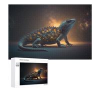 1000 PCS Puzzles pour Adultes Puzzle Galactic Lizard Cosmic Creature Jeux Relaxants Puzzle Une Œuvre d'art Cadeaux De Noël Et d'anniversaire 1000 PCS
