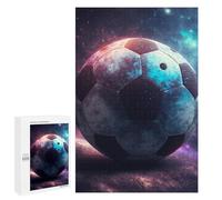 1000 PCS Puzzles pour Adultes Space Soccer Ball Analyse Et Logique du Jeu De Puzzle Familial Interaction Parent-Enfant 1000 PCS