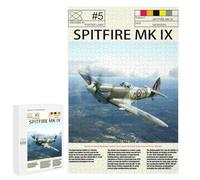1000 PCS Puzzles pour Adultes Spitfire MK Aircraft Analyse Et Logique du Jeu De Puzzle Familial Interaction Parent-Enfant 1000 PCS