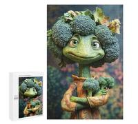 1000 PCS Puzzles pour Adultes The Magical Broccoli Creature Puzzle : Un Jeu Manuel Amusant Et Humoristique, Idéal comme Cadeau d'anniversaire Ou Cadeau Unique 1000 PCS