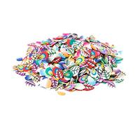 1000 Pcs/Sac 3d En Pâte Polymère Tranches Minuscule Fimo Fruit Roue Nail Art Bricolage Designs Décorations Roue Nail Art