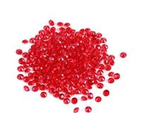 1000 Pcs/Sac 4.5mm Acrylique Perles Cristal Clair Acrylique Perle Acrylique Diamants pour Mariage Nuptiale De Douche Vase Perles DIY Décorations(Rouge)