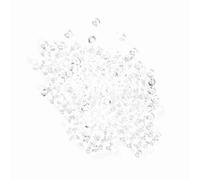 1000 Perles de Diamant Acrylique 3mm pour Porte-Bursh, Vase Filler, pour Table Centre de Table, Mariage, Douche Nuptiale, Vase Perles Décorations(Transparent)