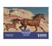 1000 Pièce Animaux de Ferme Jeu Éducatif Ciel étoilé du désert Puzzle Adulte Défi Jouets Puzzle Difficile Activité Familiale Parfaite Parfait pour Les Soirées De Jeu 70x50cm/1000pcs