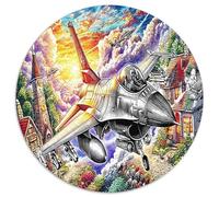 1000 Piece Avions d'attaque Jigsaw Puzzle Jeux D'intelligence Village Puzzles Décoration Intérieure Divertissement Créatif Aux Adultes Et Enfants 1000pcs (67.5x67.5cm)