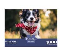 1000 Pièce Collie frontière Jeu Éducatif Puzzle Adulte Cadeau Stimulant Puzzle Difficile Activité Familiale Parfaite Adultes Et Enfants Dès 14 Ans 38x26cm/1000pcs