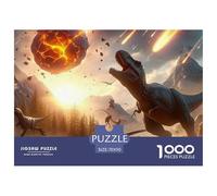 1000 Pièce Dinosaures Jeu Éducatif Dinosaures Puzzle Adulte Défi Jouets Puzzle Difficile Décoration Familiale Parfait pour Les Soirées De Jeu 70x50cm/1000pcs