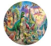 1000 Piece Dinosaures Jigsaw Puzzle Jeux D'intelligence Ancien Behemoth Puzzles Décoration Intérieure Divertissement Créatif Aux Adultes Et Enfants 1000pcs (67.5x67.5cm)