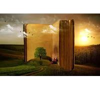 1000 Piece Jigsaw for Adult Kid Book Landscape Challenging Jigsaw Games for Adults,Perfect for Kids Educational Game Entertainment Gift.38x52cm Gi262