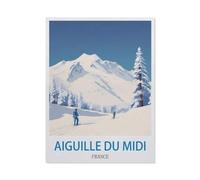 1000 Piece Jigsaw Puzzle for Adults，Aiguille du Midi France，Paper Puzzle - for Adults Teens Educational Toys Gifts（50x70cm）-DZ80