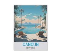 1000 Piece Jigsaw Puzzle for Adults，Cancun Mexico，Wood Puzzle - for Adults Teens Educational Toys Gifts（38x52cm）-FM21