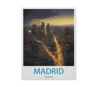 1000 Piece Jigsaw Puzzle for Adults，Madrid Spain，Paper Puzzle - for Adults Teens Educational Toys Gifts（26x38cm）-FE1