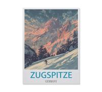 1000 Piece Jigsaw Puzzle for Adults，Zugspitze Germany，Paper Puzzle - for Adults Teens Educational Toys Gifts（26x38cm）-FF61
