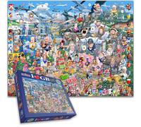 1000 Piece Jigsaw Puzzle I Love GB Too - Mike Jupp’s Hilarious Great Britain Ji