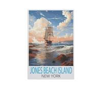 1000 Piece Jigsaw Puzzle，Jones Beach Island New York，Adults Children Wood Toy Educational Game（38x52cm）-FV86
