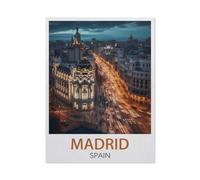 1000 Piece Jigsaw Puzzle，Madrid Spain，Adults Children Paper Toy Educational Game（26x38cm）-EY6