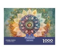1000 Piece Jigsaw Puzzle - Mandala- Adults and Children from 14 Years - Premium Jigsaw Puzzle - Flower of Life 70x50cm/1000pcs