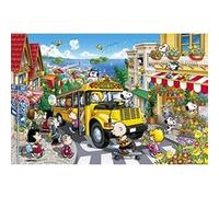 1000 piece jigsaw puzzle PEANUTS happy school bus (50x75cm) G