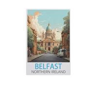 1000 Piece Jigsaw Puzzles for Adults，Belfast Northern Ireland，Classic Puzzle Difficult Puzzle Fun Creative DIY Toys Gifts for Girls and Boys, Family Games（38x52cm）-FR28