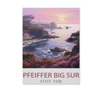 1000 Piece Jigsaw Puzzles for Adults，Pfeiffer Big sur State Park，Classic Puzzle Difficult Puzzle Fun Creative DIY Toys Gifts for Girls and Boys, Family Games（50x70cm）-EF47
