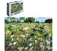 1000 Piece Puzzle, 101 Pooping Puppies, Dogs Pooping Puzzle, Interesting Stress Reduction Jigsaw Puzzles, Interactive Games for Adults and Children of All Ages