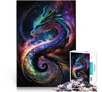 1000-piece Puzzle for Adults Ethereal Cosmic Dragon Suitable for Ages 14 and up Each Piece is Unique - Fun and challenging Game for The Whole Family It is Ideal as a Gift for The Whole Family。
