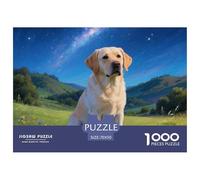 1000 Piece Puzzle, Le Golden Retriever Adult Jigsaw Puzzle, A Tough Jigsaw Puzzle, Pet ChienPuzzle Game for The Whole for Women, Gifts for Men, 70x50cm/1000pcs