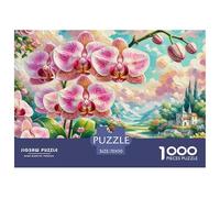 1000 Piece Puzzle, Orchidée Adult Jigsaw Puzzle, A Tough Jigsaw Puzzle, Natural Wonders Puzzle Game for The Whole for Women, Gifts for Men, 70x50cm/1000pcs
