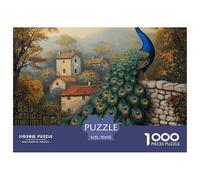 1000 Piece Puzzle, Paon Adult Jigsaw Puzzle, A Tough Jigsaw Puzzle, The King of The Birds Puzzle Game for The Whole for Women, Gifts for Men, 70x50cm/1000pcs