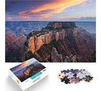 1000 Piece Puzzles for Adults Grand Canyon Travel Park Made of Cardboard Suitable for People Aged 14 and Above Quiz Game Fun at Home Activities, Birthday Present,Travel Gifts。Size：38x52cm