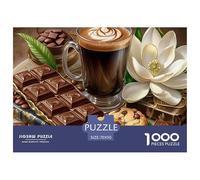 1000 Pièce Tasse de café Jeu Éducatif Tasse de café Puzzle Adulte Défi Jouets Puzzle Difficile Activité Familiale Parfaite Adultes Et Enfants Dès 14 Ans 70x50cm/1000pcs