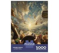 1000 Piece Voyage Gourmet Jigsaw Puzzle Jeu Difficile pour Les La Nourriture et la Distance Puzzle Jouet Éduchatif Idées Cadeaux Aux Adultes Et Enfants 38x26cm/1000pcs