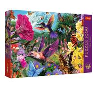 1000 Piecejigsaw Puzzle Colibri & Papillons Fleur Jardin Instant Thé Gamme