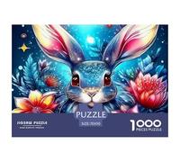 1000 PièceLapin Jigsaws PiècesCute and Well-Behaved Pet Puzzles pour Adultes avec Adultes 12 Ans Et Plus Puzzle Jeu Éducatif Le Défi Est Difficile Cadeaux Décoration Maison70x50cm/1000pcs