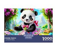 1000 PiècePanda Pièce JigsawNational Treasure-level Cute And Adorable Creature Puzzles Pour Adultes Avec Adultes 12 Ans Et Plus Jeu Difficile Le Défi Est Difficile Cadeaux Décoration Maison38x26cm/100