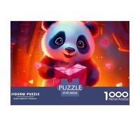 1000 PiècePanda Pièce JigsawNational Treasure-Level Cute and Adorable Creature Puzzles pour Adultes avec Adultes 12 Ans Et Plus Jeu Difficile Le Défi Est Difficile Décoration Maison38x26cm/1000pcs