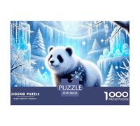 1000 PiècePanda Pièce JigsawNational Treasure-level Cute And Adorable Creature Puzzles Pour Adultes Avec Adultes 12 Ans Et Plus Jeu Difficile Le Défi Est Difficile Cadeaux Décoration Maison38x26cm/100