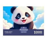 1000 PiècePanda Pièce JigsawNational Treasure-level Cute And Adorable Creature Puzzles Pour Adultes Avec Adultes 12 Ans Et Plus Puzzle Jeu Éducatif Le Défi Est Difficile Cadeaux Décoration Maison70x50