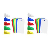 1000 PièCes 4 3/4 Pouces X 2 3/8 Pouces ÉTiquettes D'ExpéDition en Plastique ÉTiquettes D'ÉTiquetage Vierges ColoréEs ÉTiquettes Volantes ImperméAbles